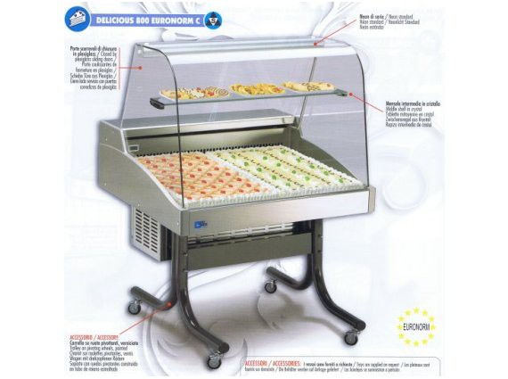 Vetrina refrigerata Delicious 1200 Euronorm C